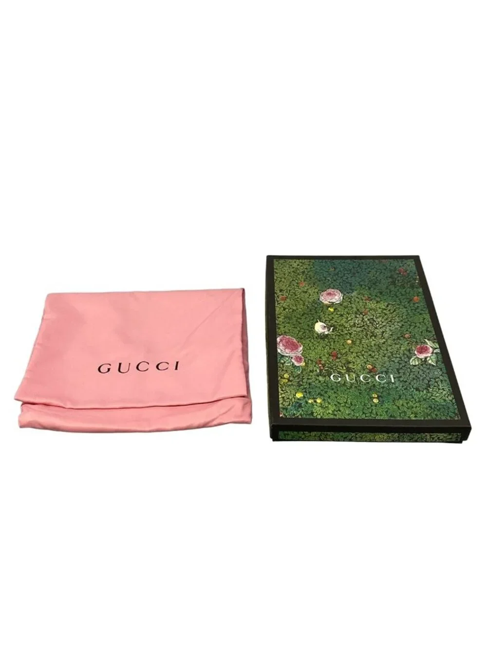 Gucci Clutch Ophidia Yuko Higuchi Green Ivory Multi Leather